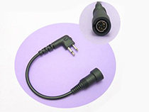 [SC-VD-M-M] Min-Din Plug for Motorola 2 pins two way radio