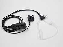 [SC-MST-MT230L] Air tube earpiece with PTT for two-way radio