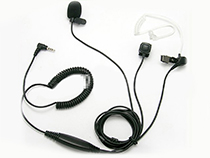 [SC-VD-E110240] Air tube earpiece with finger PTT for two-way radio