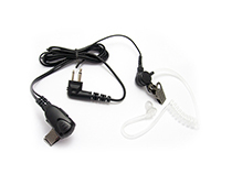 [SC-VD-E1802] FBI style Air tube earpiece with PTT for two-way radio