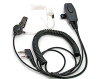 [SC-VD-EV1003] Air tube earpiece with PTT for two-way radio