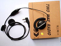 [SC-HY-E14A8] Ear hook shape with PTT two way radio earphone