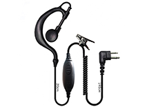[SC-HY-E545] Ear hook shape with PTT two way radio earphone