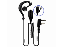 [SC-HY-E553] Ear hook shape with PTT two way radio earphone