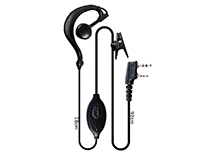 [SC-HY-E557] Ear hook shape with PTT two way radio earphone