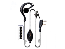 [SC-HY-E563] Ear hook shape with PTT two way radio earphone