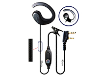 [SC-HY-E570] Ear hook shape with PTT two way radio earphone