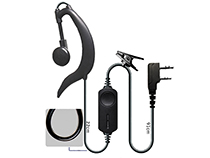 [SC-HY-E576] Ear hook shape with PTT two way radio earphone
