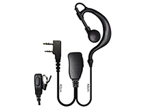 [SC-HY-E577] Ear hook shape with PTT two way radio earphone