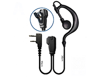 [SC-HY-E585] Ear hook shape with PTT two way radio earphone